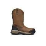 Men's Evanston Pull-On Waterproof Boot (Carbon Toe)  |  Bison/Black