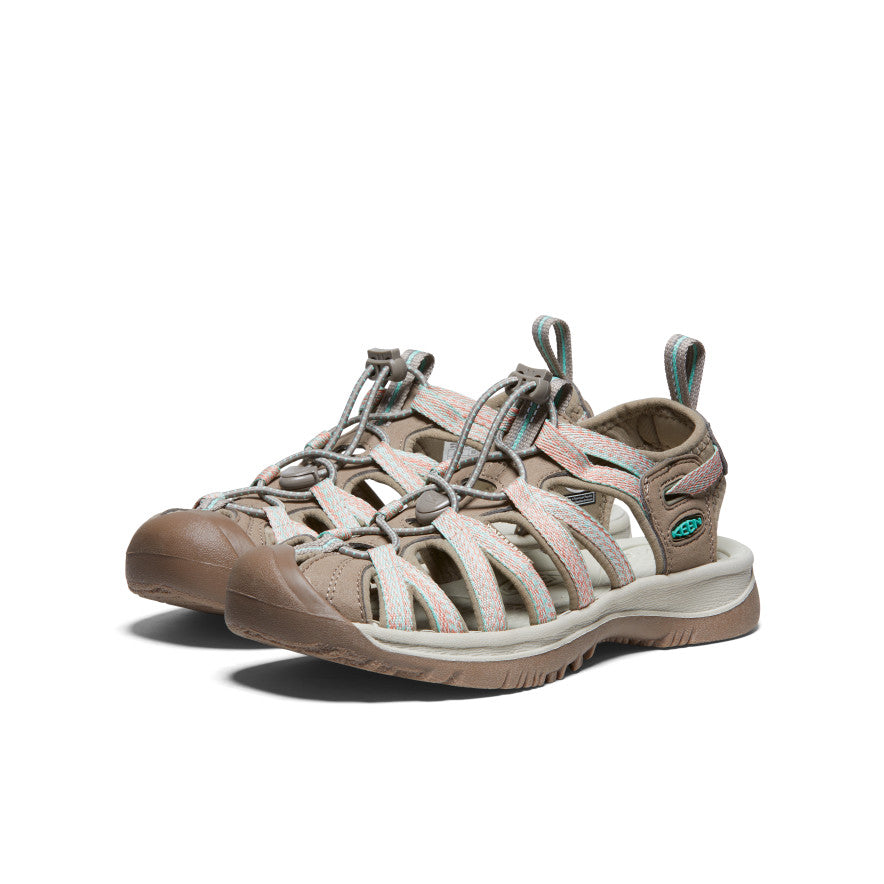 Women's Whisper | Taupe/Coral - Image 2
