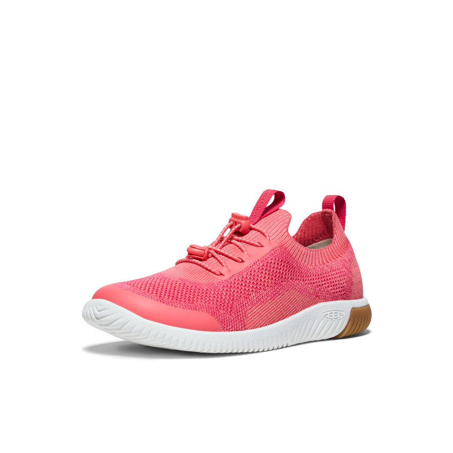 Big Kids' KNX Knit Sneaker | Dubarry/Star White - Image 3