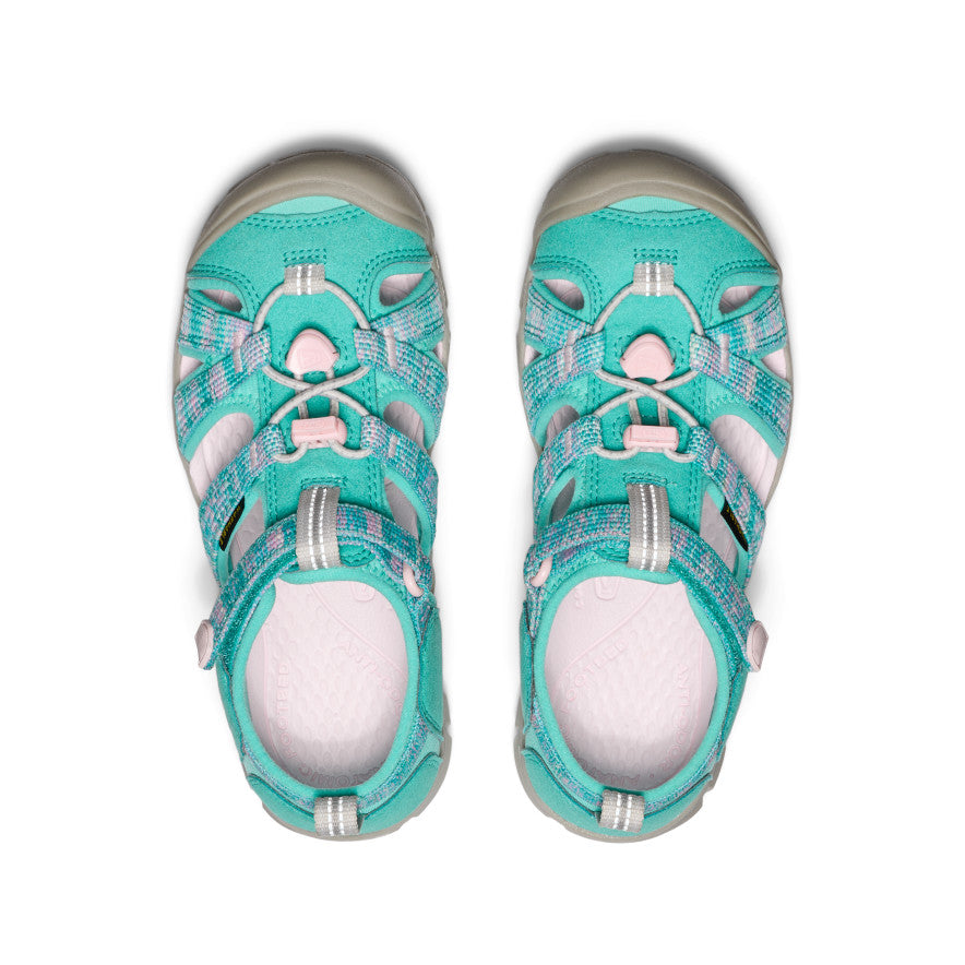 Big Kids' Seacamp II CNX | Bright Aqua/Giggle Pink - Image 4