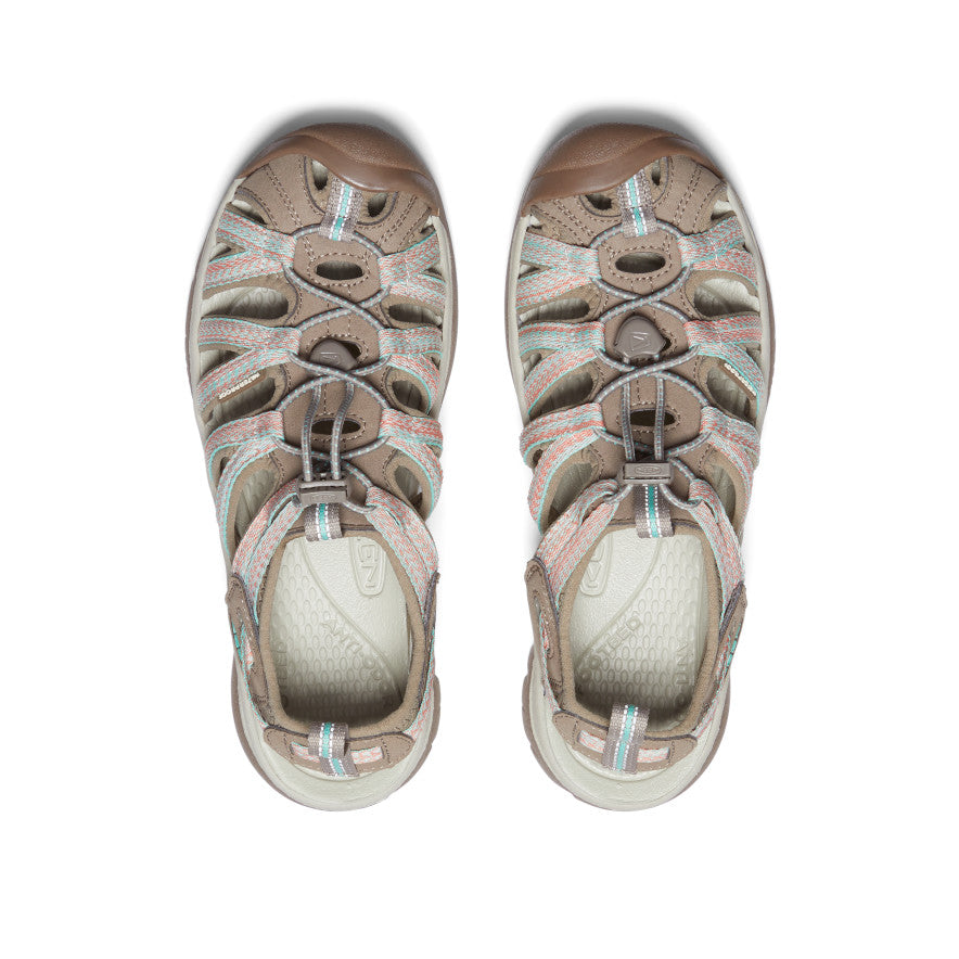 Women's Whisper | Taupe/Coral - Image 4