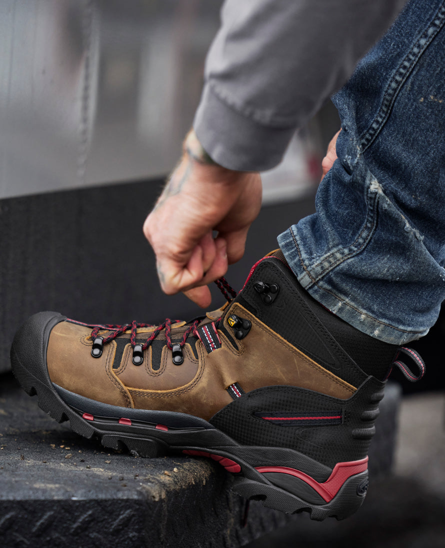 Men's Pittsburgh 6 Waterproof Boot (Steel Toe) | Bison - Image 7