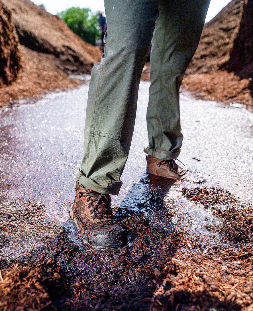 Women's Skokie Waterproof Work Boot (Soft Toe) | Bison/Black - Image 8