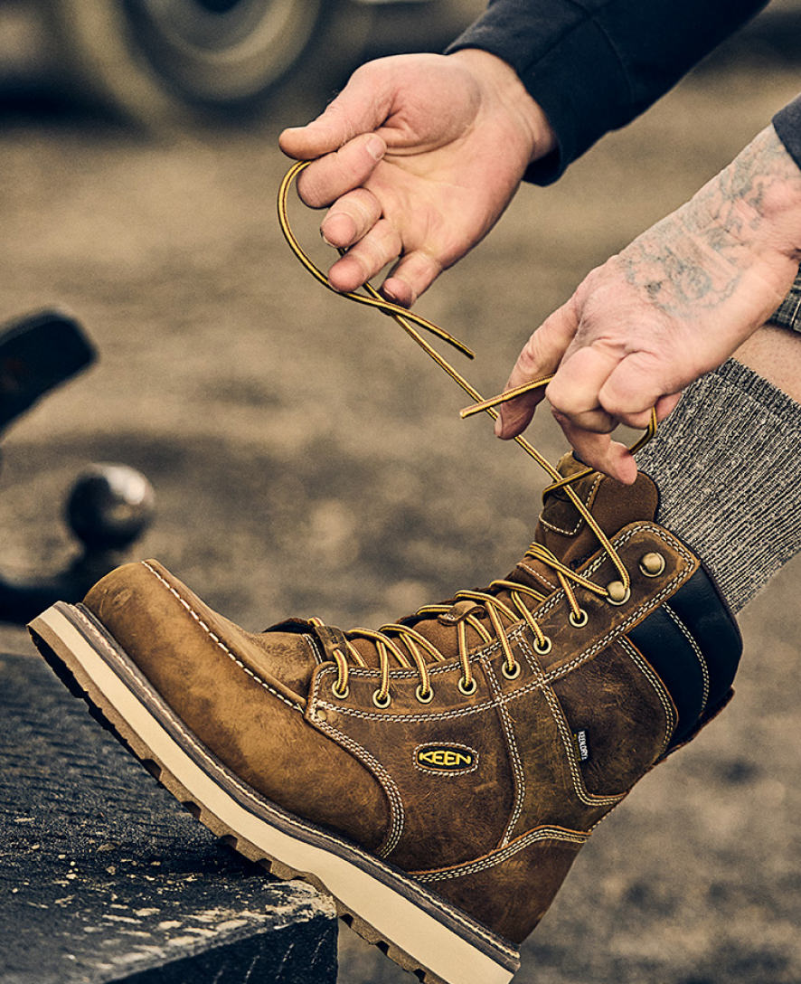 Men's Cincinnati 8 Waterproof Boot (Carbon Toe) | Belgian/Sandshell - Image 7