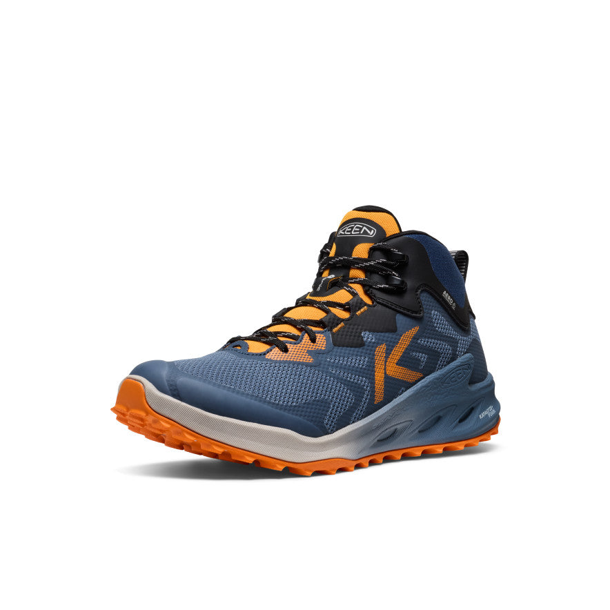 Men's Zionic NXT Waterproof Hiking Boot | Naval Academy/Bright Marigold - Image 3