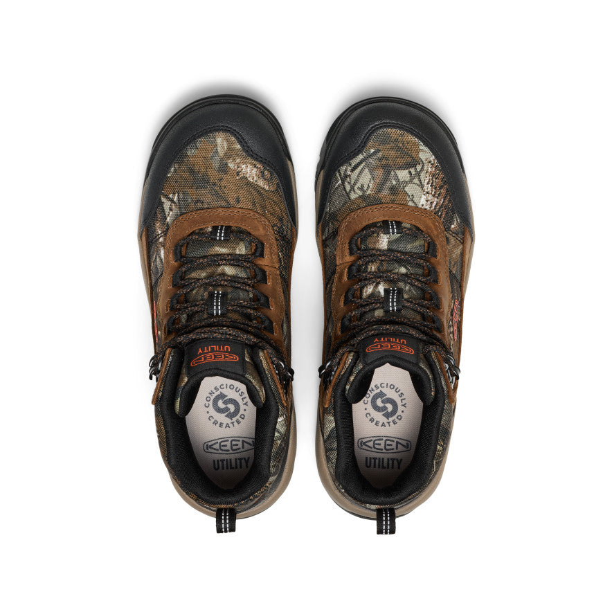 Men's Skokie Waterproof Work Boot (Soft Toe) | Camo/Black - Image 4